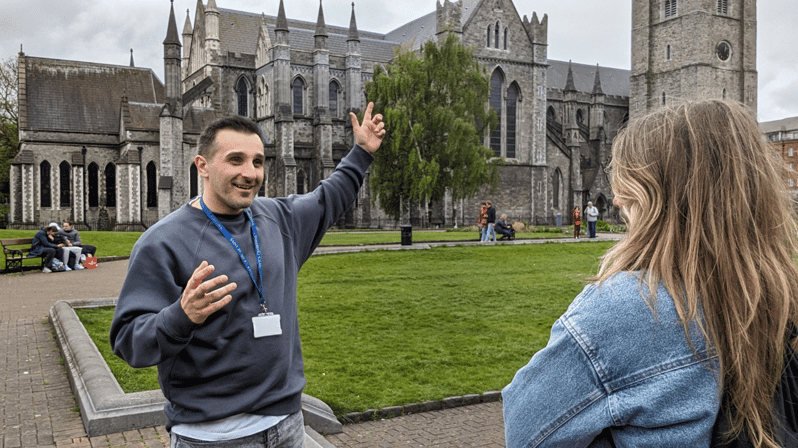 Dublin: 2 Hour City Center Guided Walking Tour - Trinity College and the Old Parliament House power contrast