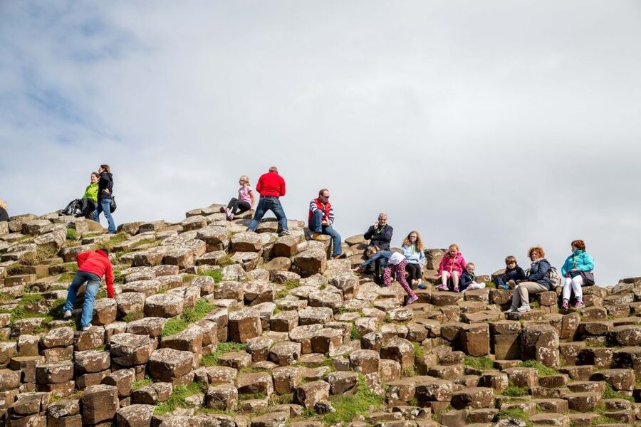 Dublin: Belfast (Titanic or Taxi), Dunluce & Causeway Trip - Giant’s Causeway: 2 hours to see the columns, not just the parking lot