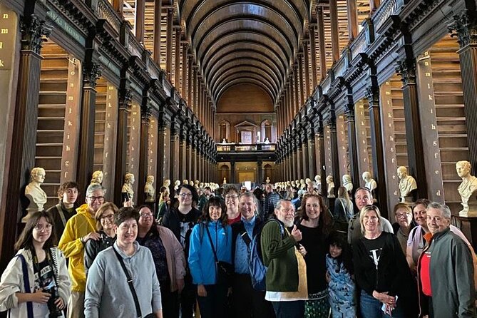 Dublin Book of Kells, Castle and Molly Malone Statue Guided Tour - Trinity College Library time: Long Room reimagined and possible conservation surprises