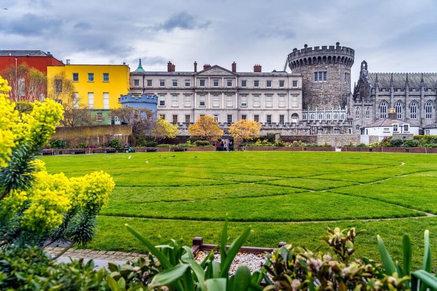 Dublin: Book of Kells, Dublin Castle and Christ Church Tour - Dublin Castle courtyards: where power meets legend