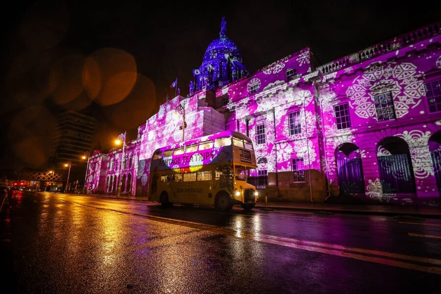Dublin: Christmas Lights Festive Bus Tour with Afternoon Tea - Key highlights you’ll feel right away