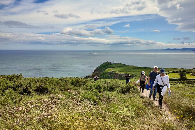 Dublin Coastal Hike Private Tour with Howth Adventures - Howth Summit heathlands, wild flowers, and Baily Lighthouse views