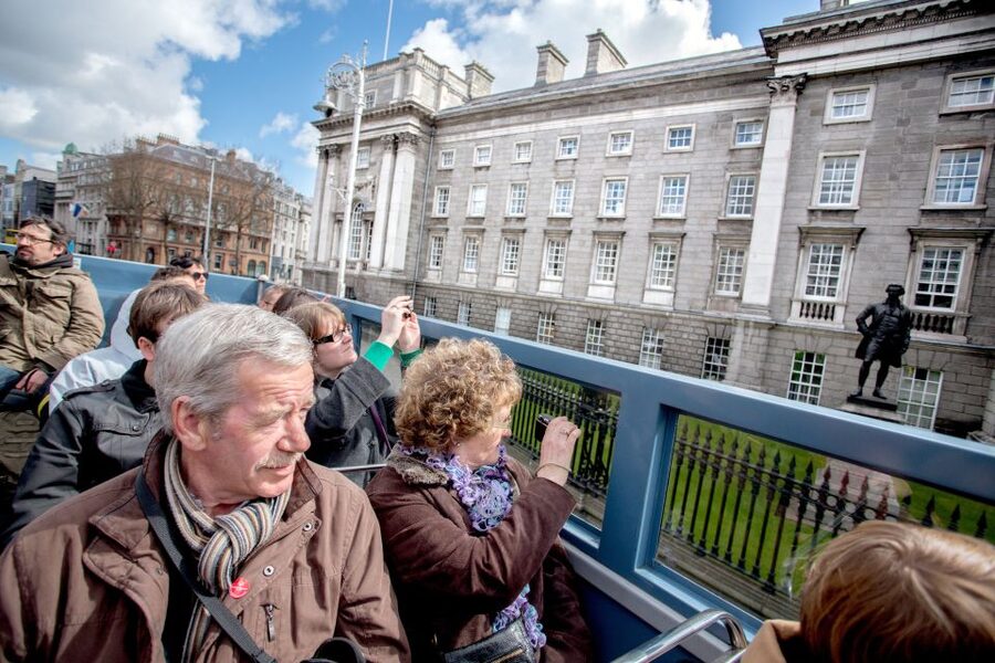 Dublin: Hop-on Hop-off Bus Tour - Live guide storytelling, multilingual audio, and the sing-along factor