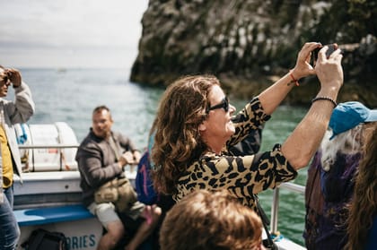 Dublin: Howth Coastal Boat Tour - The Stack rock: the one feature that really pulls its weight