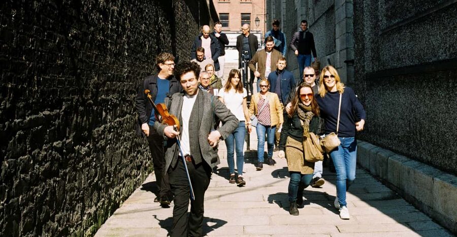 Dublin: Irish Music Walking Tour with Live Performance - Starting Outside The Old Storehouse and Finding Your Green-Umbrella Guide