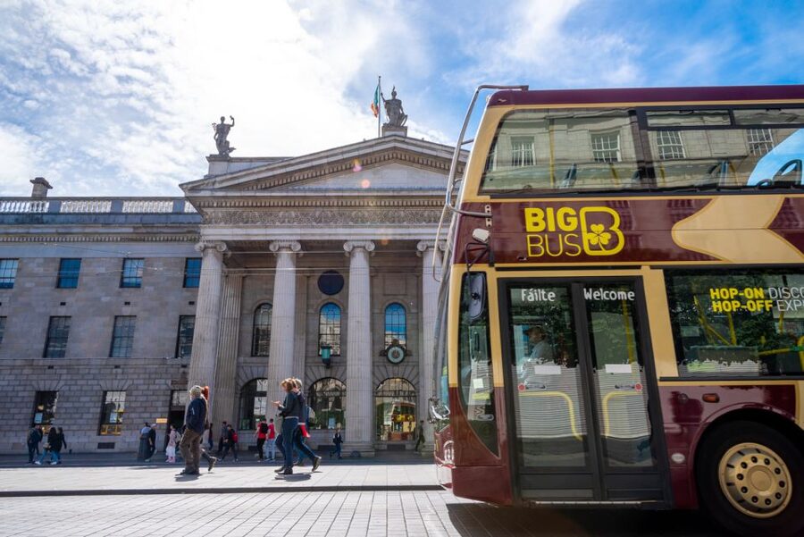Dublin: Jameson Whiskey Distillery & Hop-on Hop-off Bus Tour - The bus part: easy hopping with live guides and tracking