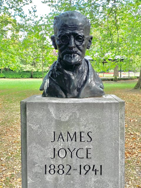 Dublin: Literary Walking Tour - Wilde, Yeats & Joyce - Stephen’s Green for Joyce: walking where stories start to stick
