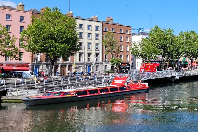 Dublin Sightseeing Cruise on River Liffey with Local Guide - Samuel Beckett Bridge from the water: modern Dublin in one signature frame