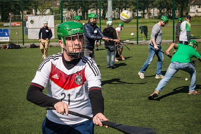 Experience Gaelic Games in Dublin - On the pitch: Gaelic football, hurling, and handball without the pressure