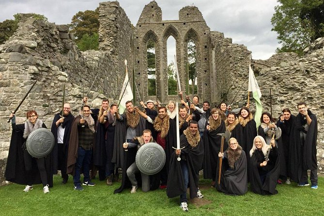From Dublin: Game of Thrones Winterfell Locations Trek - Inch Abbey photo stop: short time, strong moment