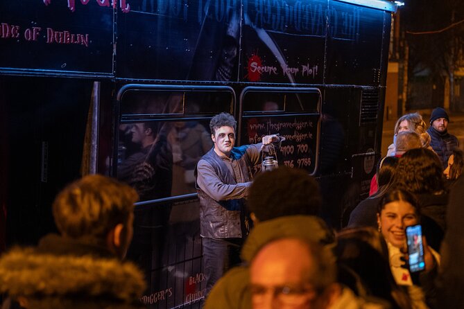 Gravedigger 2-Hour Ghost Bus Tour From Dublin - The return route: Black Church and priory ruins